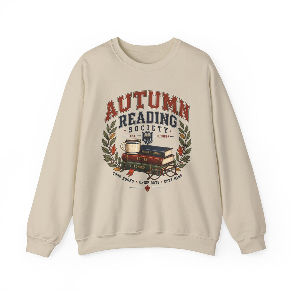 Autumn Reading Society Vintage Bookish Crewneck Sweatshirt