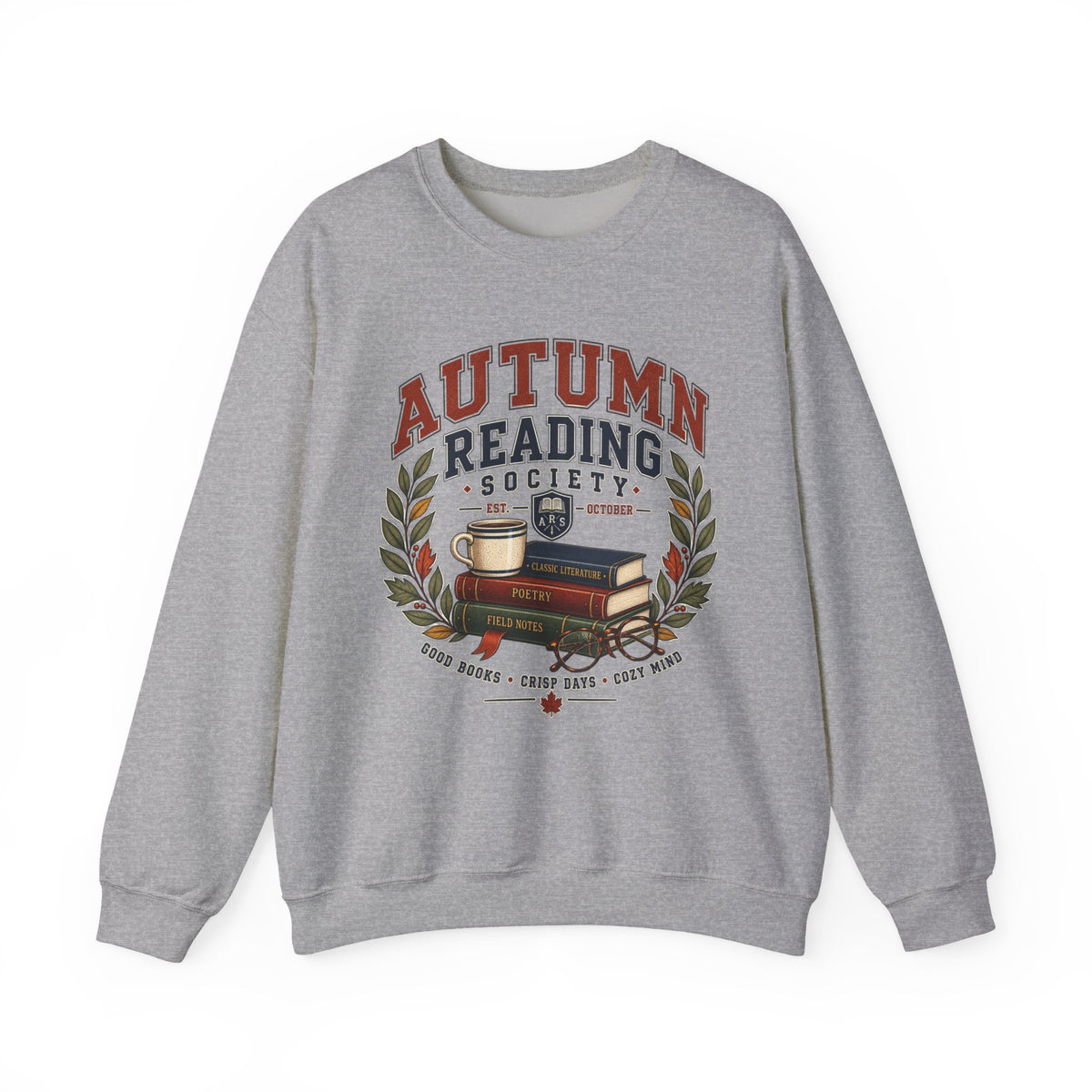 Autumn Reading Society Vintage Bookish Crewneck Sweatshirt
