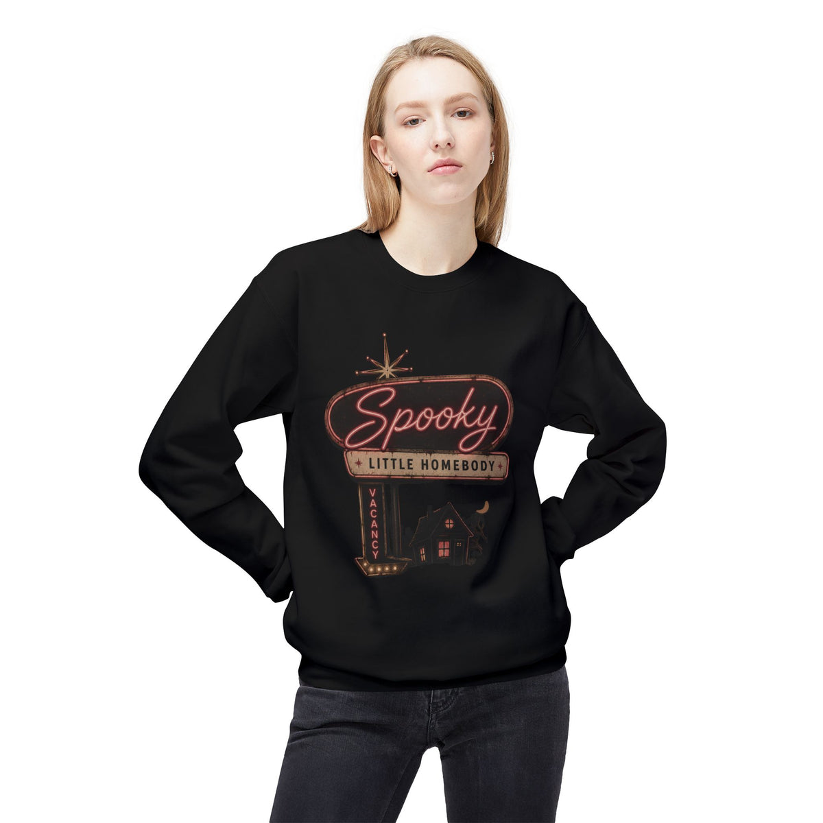 Spooky Little Homebody Crewneck Sweatshirt